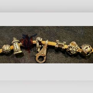 Trollbeads 7pc LOT--CASTLE-MINK-TROLL BIG FEET-Clasp & 3 More *925S LAA